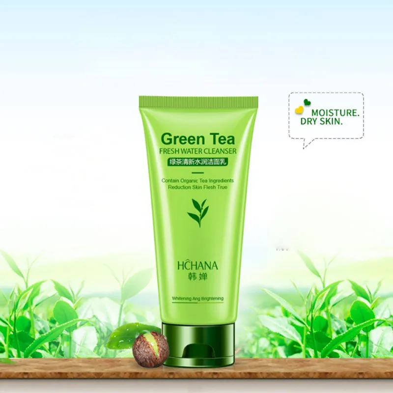 New Green Tea Anti Acne treatment Facial Cleanser Acne Treatment Skin