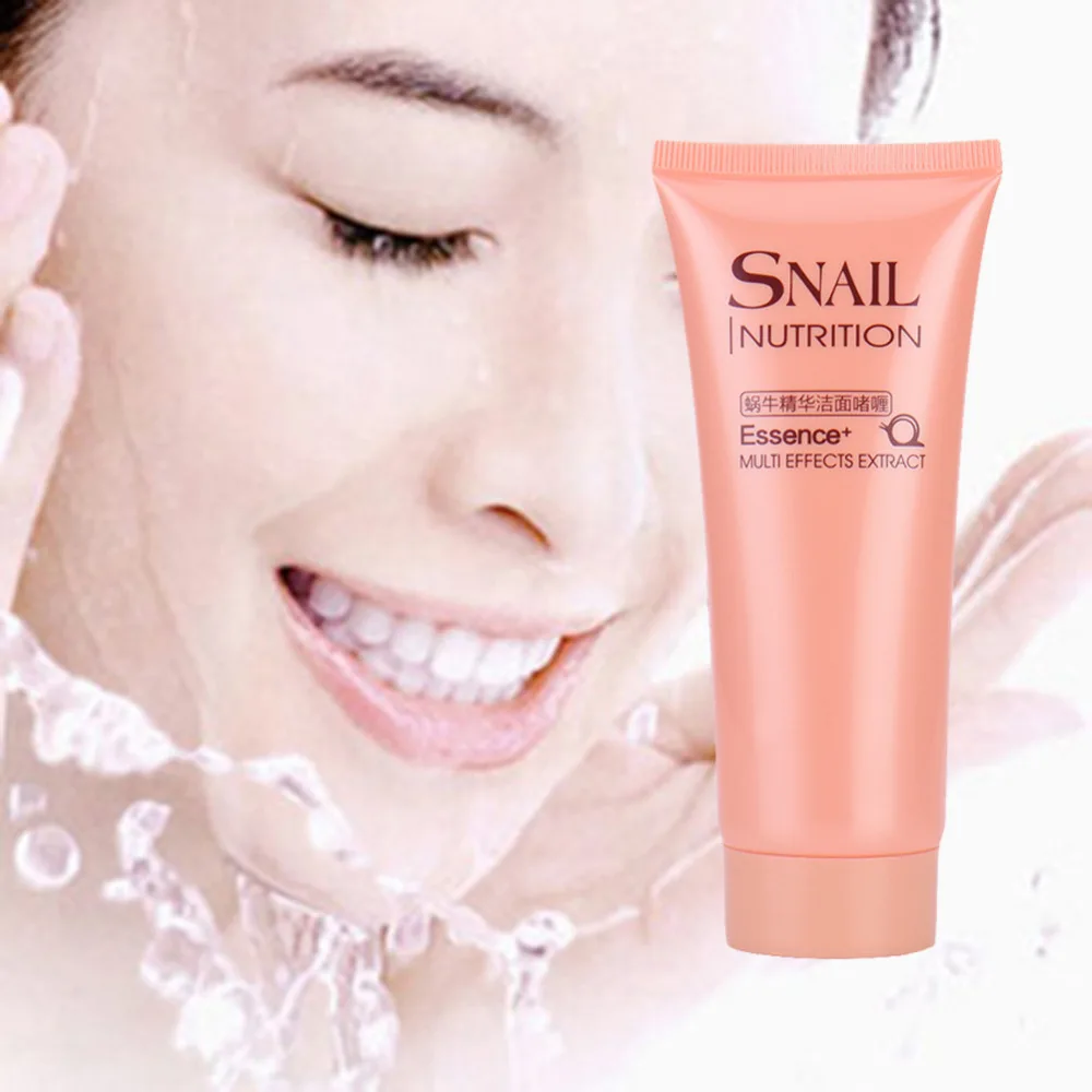 

Snail Essence Face Cleansing Gel Hydrating Moisturizing Whitening Oil Control Scrub Exfoliating Facial Cleaning Cream Face Care