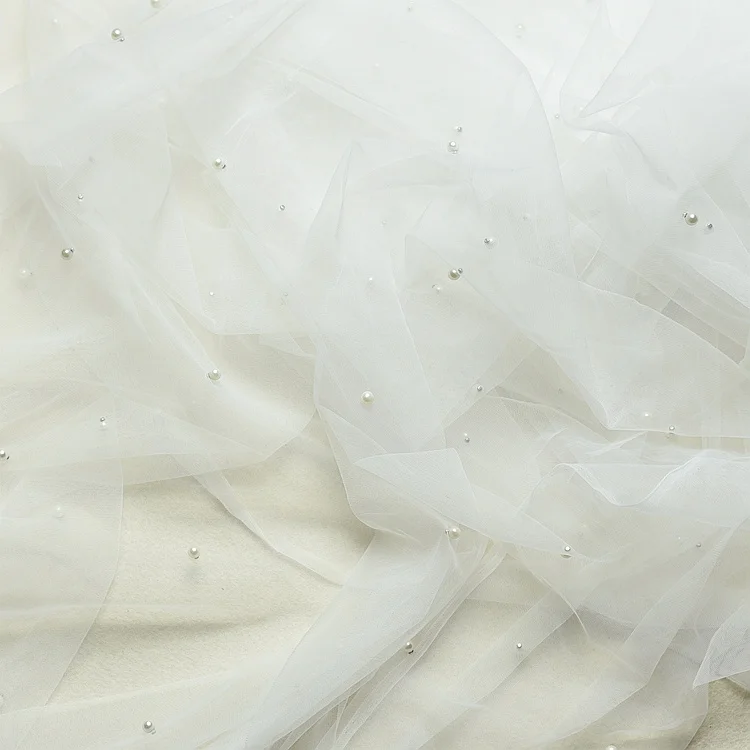 Новая цветная блестящая одежда из шифоновой ткани свадебное платье вечернее платье вышитая ткань домашняя ткань высококачественная ткань