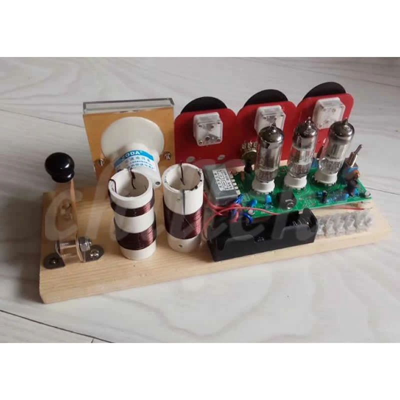 

Electronic tube three lamp QRP station electronic tube radio transceiver 7.023 7.050 transceiver kits dual purpose
