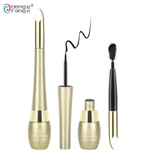 2 в 1 Подводка для глаз черная жидкая долговечная Водонепроницаемая подводка для глаз крем 8 г макияж бренд Hengfang#5302