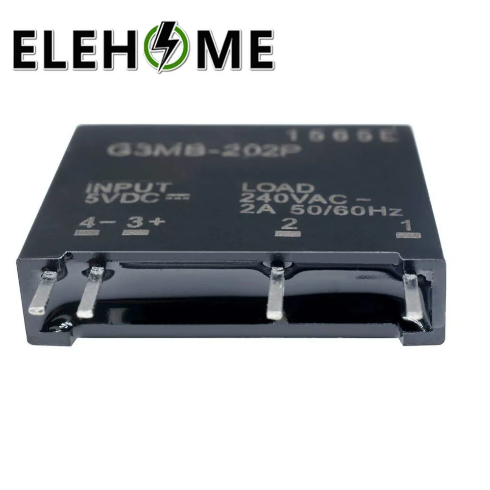 1 шт./2 шт. релейный модуль G3MB-202P G3MB 202P DC-AC PCB SSR в 5 В DC Out 240 В AC 2A твердотельный релейный модуль XF30