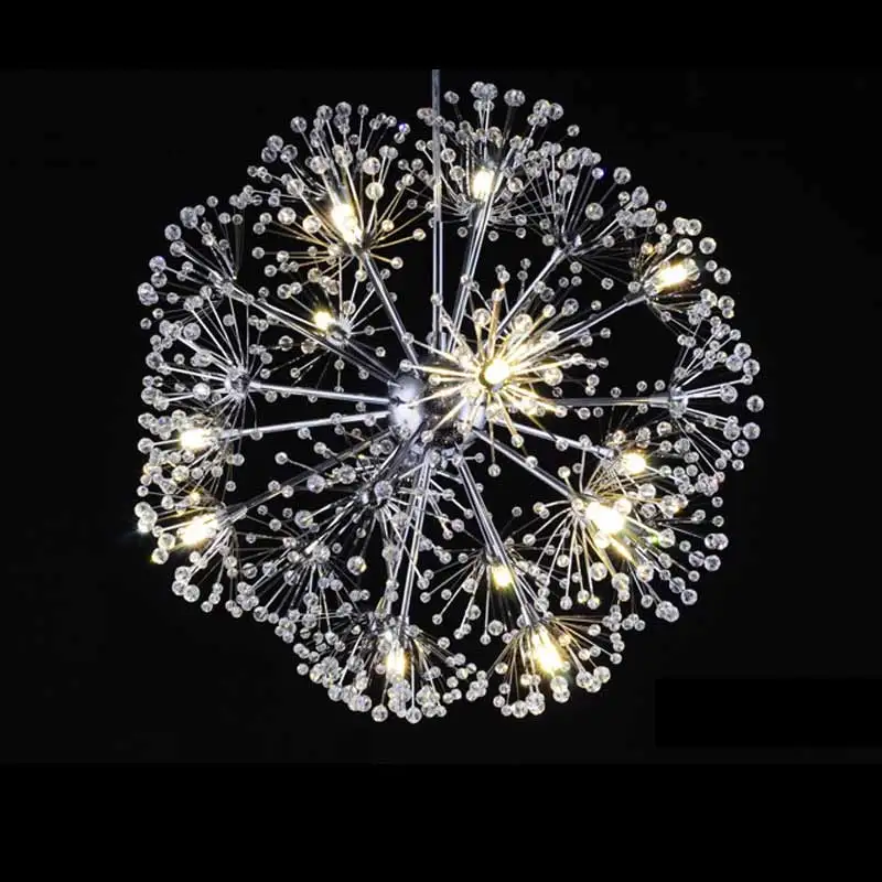 simple crystal ball pendant light. modern dandelion led crystal ball pendant light dining room restaurant design lamp home decor chrome fixture simple s