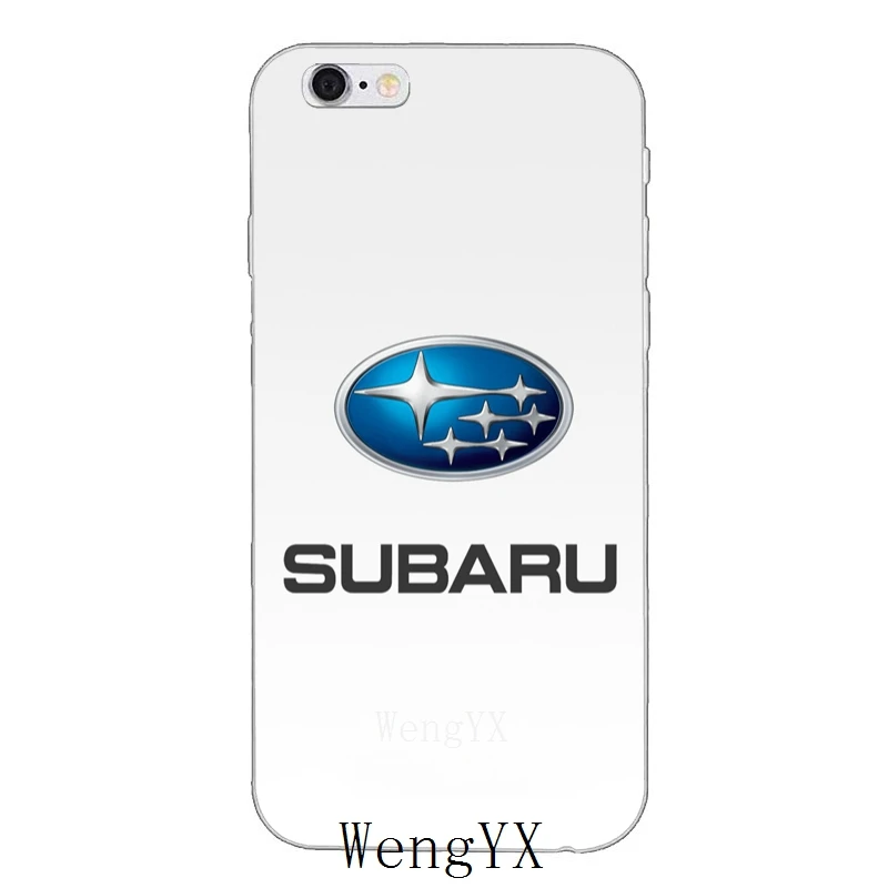 Автомобильный логотип Subaru мягкий чехол для телефона для Xiaomi mi A2 6X8 SE Pro Lite mi x Max 3 красный mi S2 6A Note 6 Pocophone F1 - Цвет: SubaruLogoA01