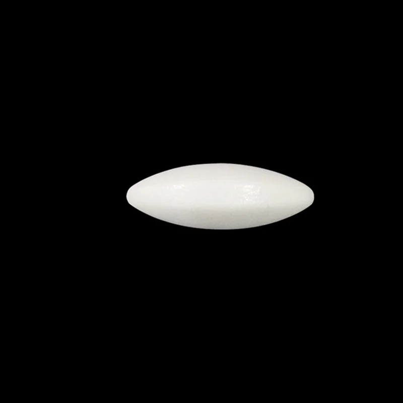 

PTFE Magnetic Stirrer Mixer Stir Bar Olive Shape Teflon Spinbar Stirring Bars Stir Rod Stirrer Spinbar, White Color