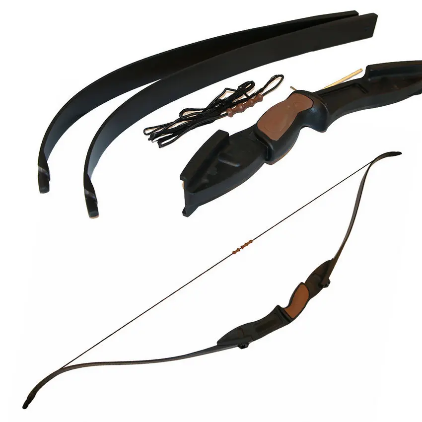 56" 25lbs Ambidextrous Takedown Recurve Bow Outdoor Sports Gym CS Game