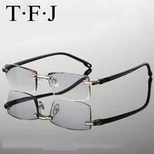 Ультра-светильник, анти-синий светильник, стекло для чтения, для мужчин, алмазная резка, без оправы, стекло для глаз, бренд es, Пресбиопия, Lunette De Lecture Femme