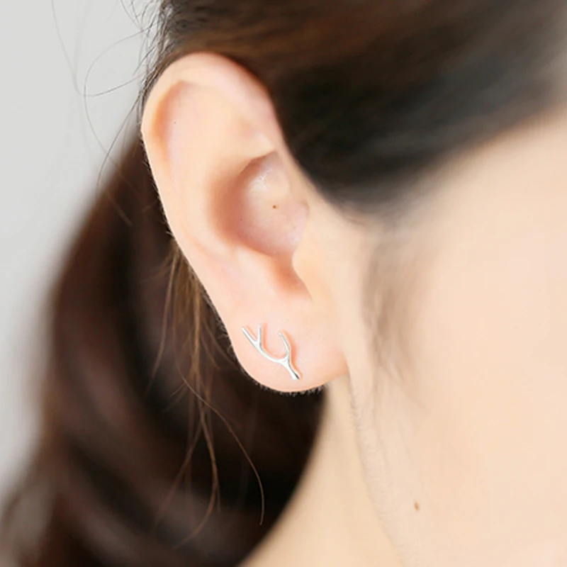 Серьги гвоздики ручной работы из серебра 1 4 пробы 0 6*925 см|fashion stud earrings|stud earringsgirls