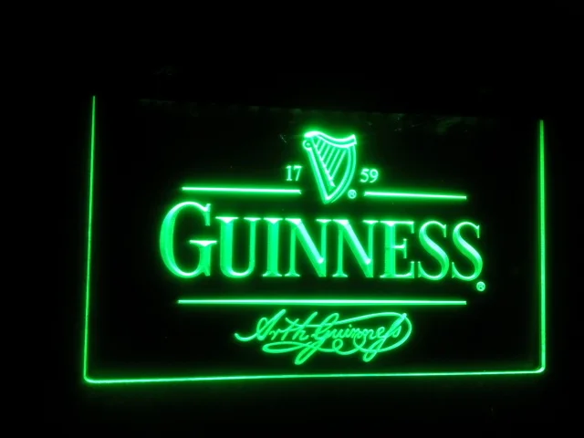 B91 Guinness арт пивной бар Клуб Бар Паб 3d знаки светодиодная неоновая лампа