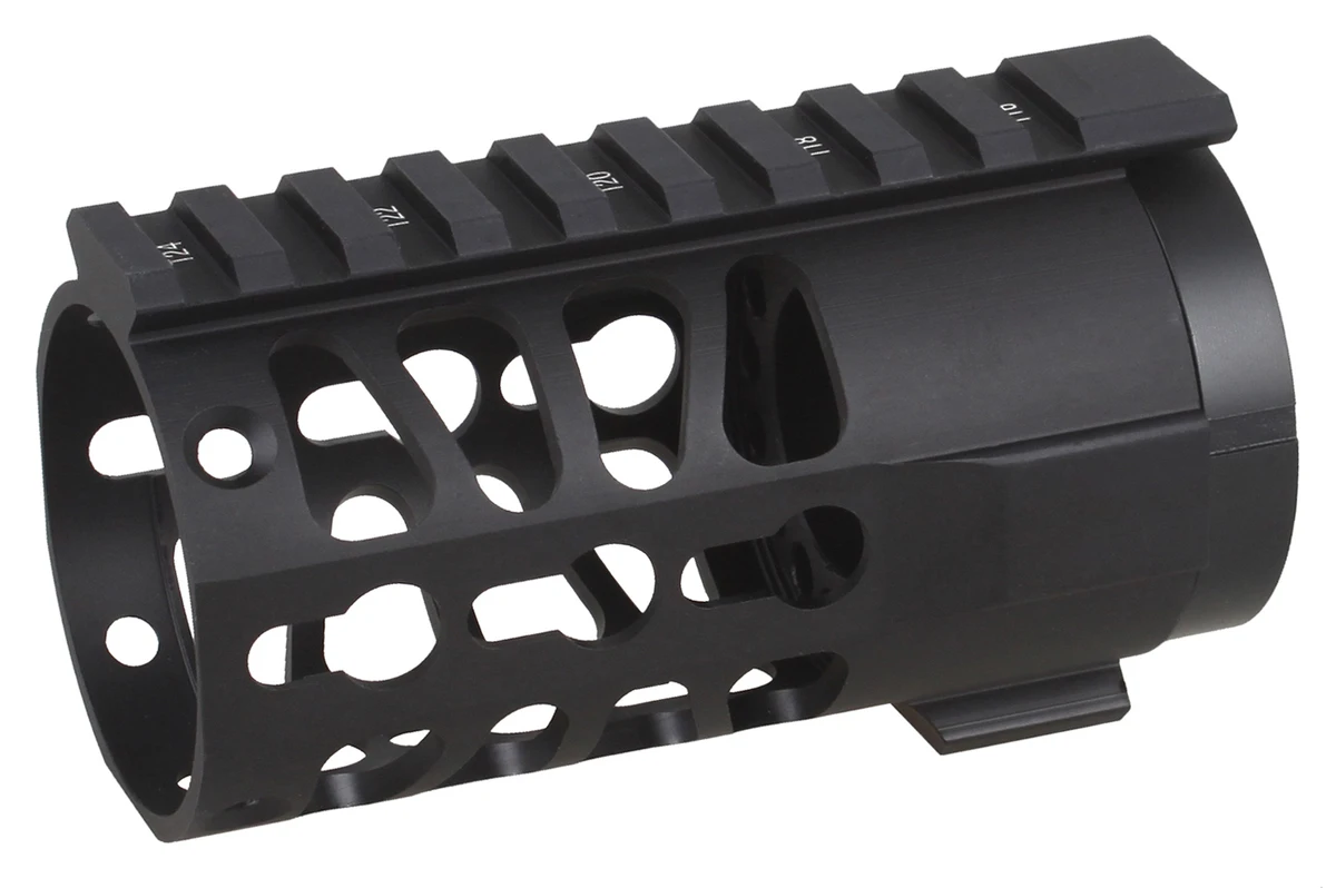 Victoptics KeyMod свободном 4 дюйма Rail Системы AR пистолет Free Float Handguard соответствовать реальной. 223 5,56 мм M4