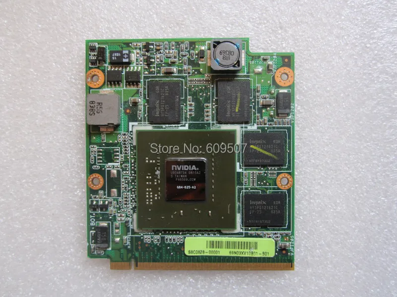  Wholesales for asus 9500M GS nVidia 512MB DDR2 G84-625-A2 VGA/ Video Card  X55SV G71V P/N 08G21VA0120I Laptop graphics card 