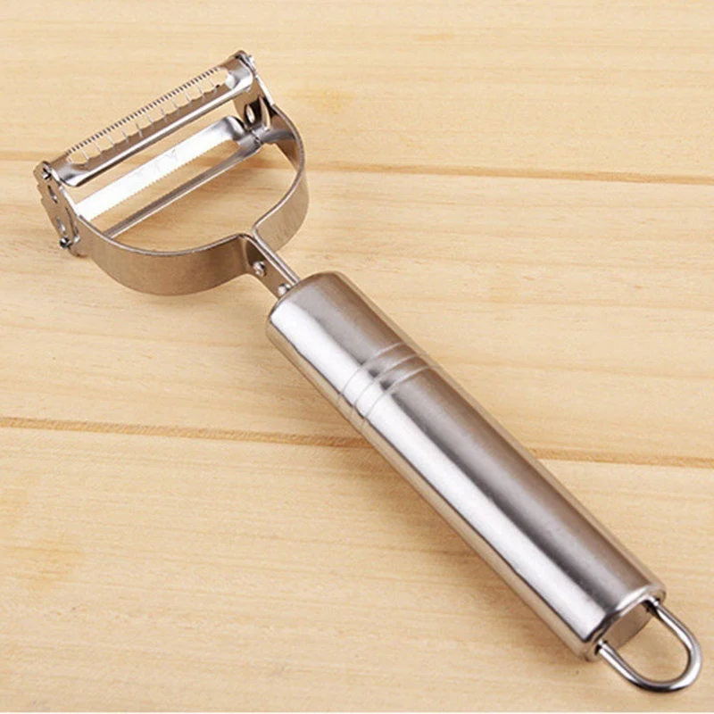 

New Vegetable Carrot Potato Stainless Steel Peeler Grater Slicer Cutter Gadget Tool Roestvrij stalen dunschiller UYT Shop