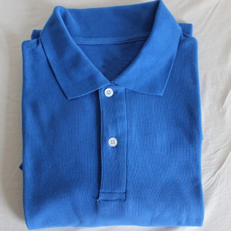 MFERLIER Мужская футболка большого размера плюс большой 8XL 9XL 10XL 11XL 12XL хлопковая летняя футболка с коротким рукавом синяя с отложным воротником - Цвет: picture color