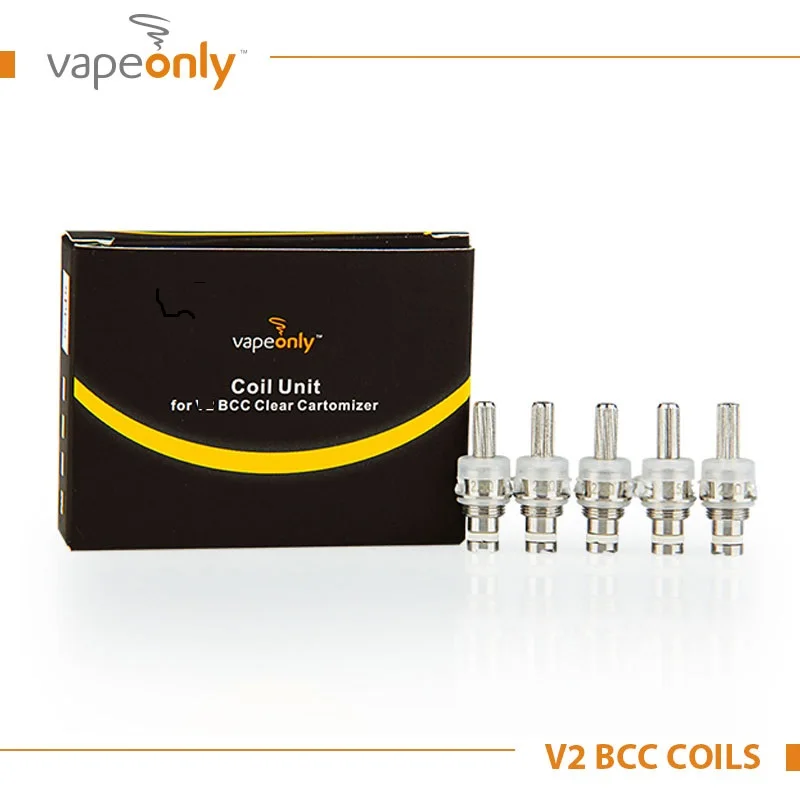

VapeOnly Atomizer Coil Head 2.5ohm Replacement Coils for VapeOnly BCC Bottom Coil Changeable Cartomizer/Clearomizer 5pcs/Lots