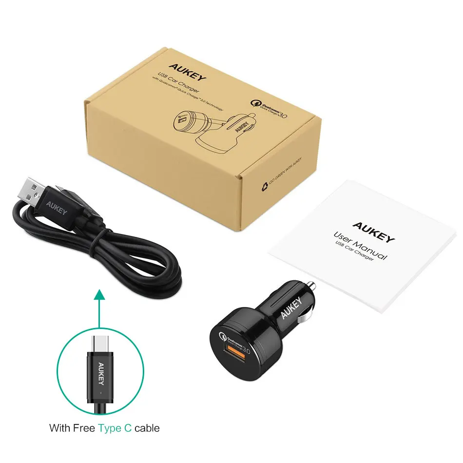 AUKEY 24 W Szybki Turbo Szybkie Ładowanie 3.0 Telefon AUKEY 24 W Szybki Turbo Szybkie Ładowanie 3.0 Telefon