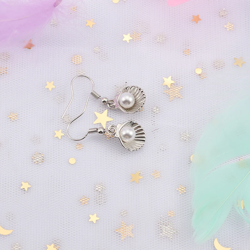 Trendy-Sea-Shell-Earrings-For-Women-Boho-Pearl-Seashell-Drop-Earrings-Tiny-Gold-Silver-Earings-Beach (4)