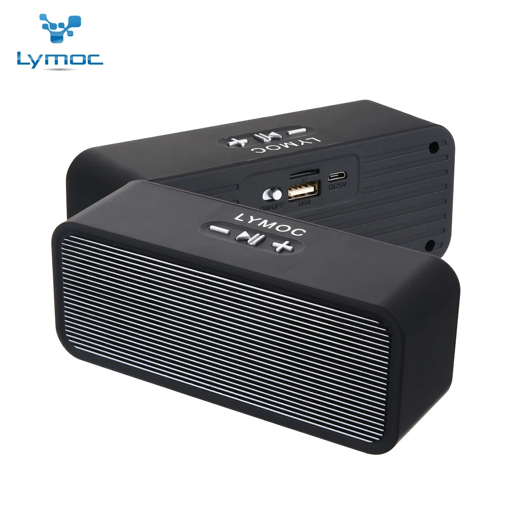 LYMOC беспроводной Bluetooth динамик s стерео мини портативный сабвуфер тяжелый бас MP3 музыка TF динамик коробка HD микрофон громкой связи для телефона