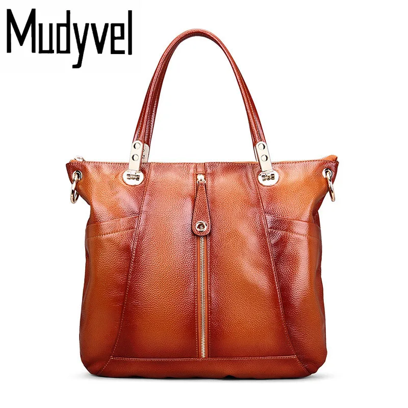 

New luxury handbags women bags designer Soft Cow Leather Shoulder bags Genuine Leather comfortable feel woman tote bag