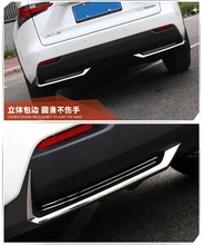 MONTFORD ABS Cromato Posteriore Nebbia Della Lampada Della Luce Della Palpebra Copertura Trim Protector 2 Pz Per Lexus NX NX200 NX200T NX300H 2015 2016 2017 Auto