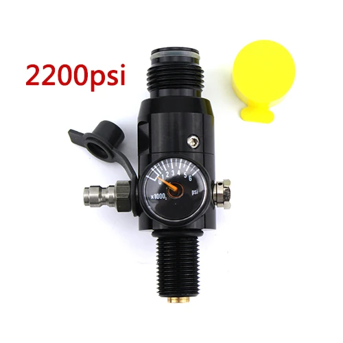 PCP Пейнтбол ВВС HPA Регулятор цилиндра M18x1.5 CF бак клапан 850psi 1500psi 1800psi 2200psi выход 4500psi давление на входе - Цвет: 2200psi M18