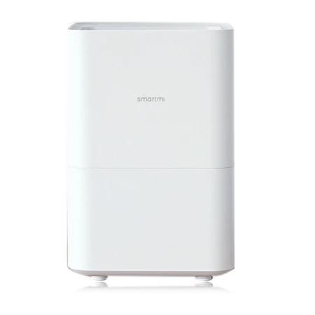 Испарительный Увлажнитель XIAOMI MIJIA SMARTMI 2, увлажнитель воздуха, Ароматический диффузор, эфирное масло для домашнего тумана, приложение mijia, Wi-Fi - Цвет: White