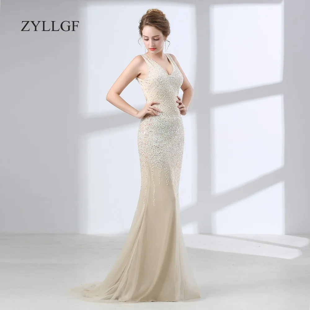 ZYLLGF Kleding Moeder Van De Bruid сексуальные Формальные Свадебные платья для гостей роскошный