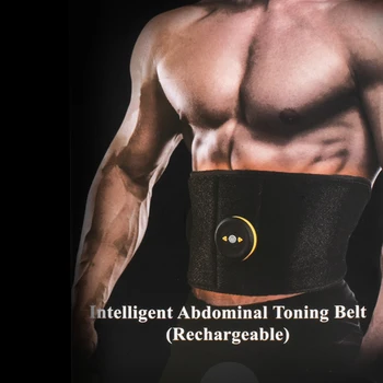 

EMS Wireless Muscle Stimulator Trainer Smart Fitness Abdominal Training Electric Weight Loss belt Body Slimming Belt Unisex