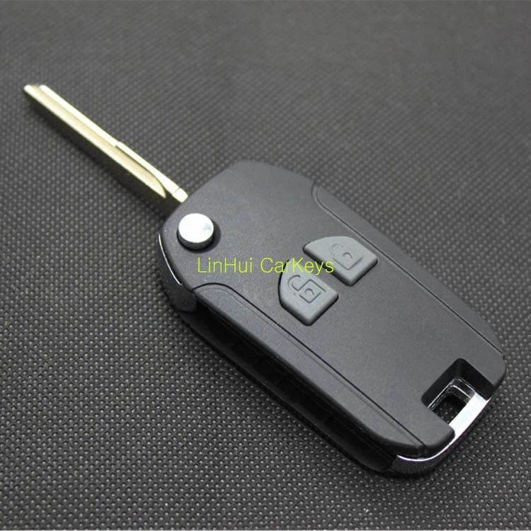 

PINECONE for SUZUKI SX4 SWIFT JIMNY Key Case 2 Buttons Uncut Blank Hu133R Brass Blade Modified Remote Key Replace Shell 1Pc