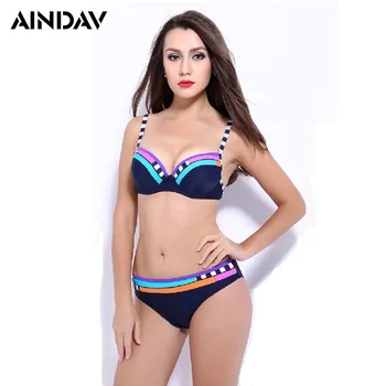 

2019 Korean version of the Sexy Two-piece Bikini Women Beach Spa Swimsuit X51