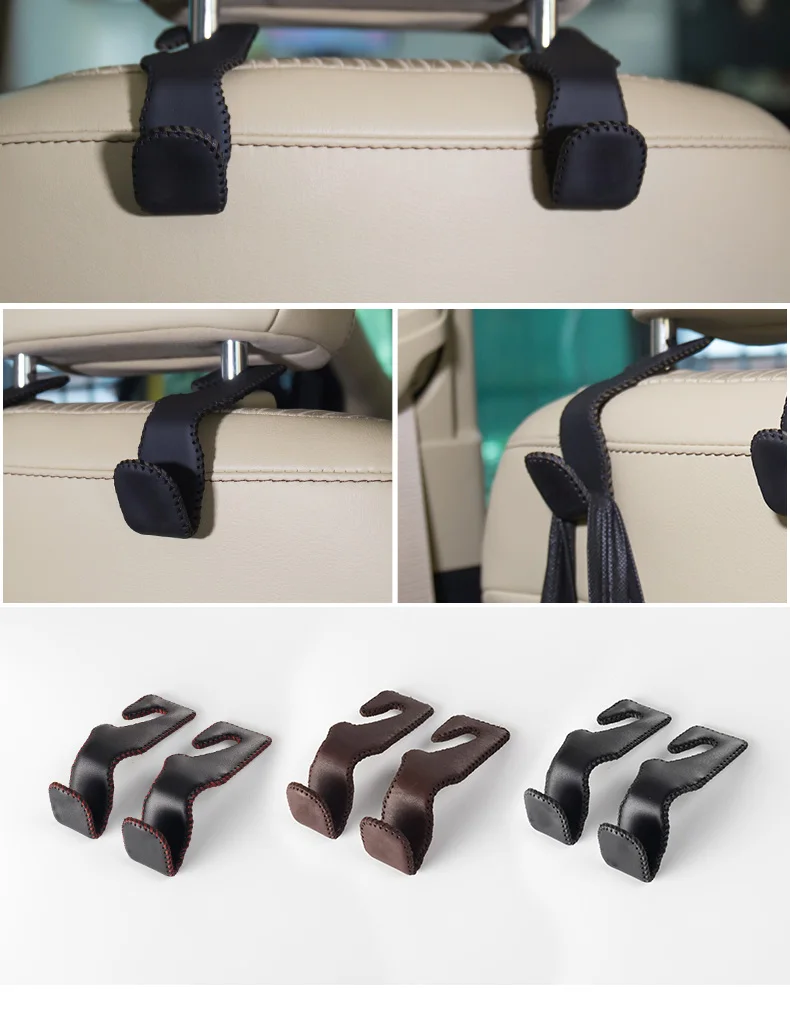 lsrtw2017 cowl leather car seat hook for toyota highlander 2013
