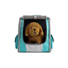 Рюкзак для собак, переноска для маленьких собак или кошек, дышащий сетчатый рюкзак для питомцев, для путешествий, пеших прогулок, велоспорта и использования на открытом воздухе