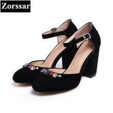 Grün Sommer Frauen Schuhe strass High heels sandalen Frauen Pumpt schuhe 2017 Mode wildleder frau Knöchelriemen schuhe