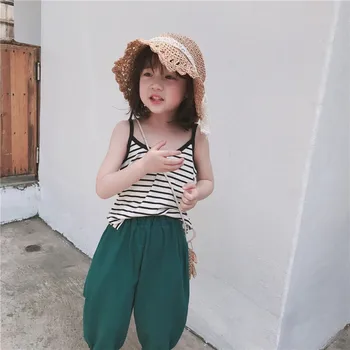 

2-7Y Summer Baby Girls Lace Bowknot Children Breathable Hat Straw Hat Kids Beach Cap