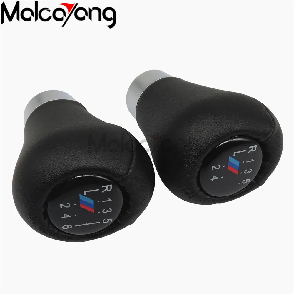 5 Gear 6 Speed Genuine Leather Gear Shift Knob for BMW E60 E90 E46 E36