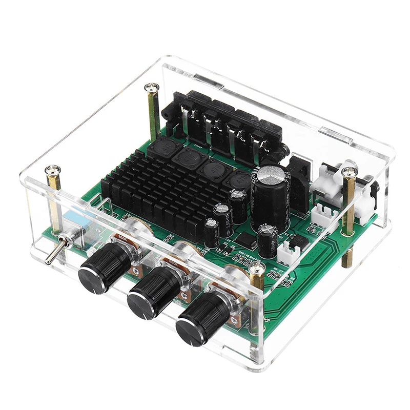 1PC TPA3116D2 Stereo Amplifier Audio Board 12-24V 80W*2 Digital Amplifier Sound Preamplifier Tone High Power 1PC TPA3116D2 Stereo Amplifier Audio Board 12-24V 80W*2 Digital Amplifier Sound Preamplifier Tone High Power