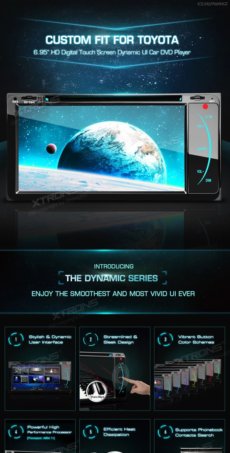 Discount 6.95" 2 Din Car DVD Fit For Toyota RAV4 Celica Corolla Vios Vitz Hilux Terios Prado HD Video Touch Screen Audio GPS Radio Stereo 0 Discount 6.95" 2 Din Car DVD Fit For Toyota RAV4 Celica Corolla Vios Vitz Hilux Terios Prado HD Video Touch Screen Audio GPS Radio Stereo 0