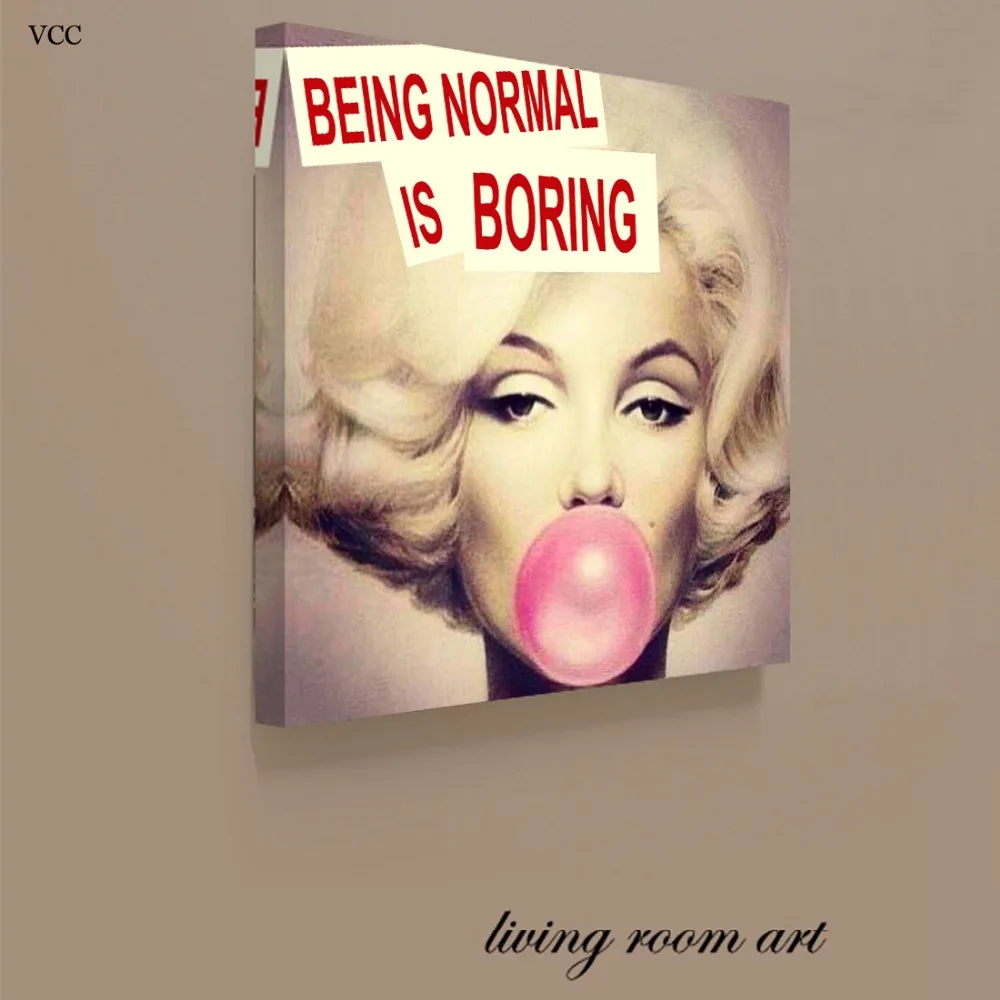Vcc Marilyn Monroe Leinwand Kunstdruck Bild Gemalde Auf Der Wand Kunst Leinwand Malerei Wand Bilder Fur Wohnzimmer Wohnkultur The Paintings Prints Picturespicture For Living Room Aliexpress