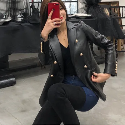 

2019 New Fashion Genuine Sheep Leather Jacket G18