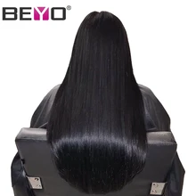 Beyo Pre Plucked Lace Front Human Hair Wigs Malaysian Straight Hair Wig With Baby Hair Non-Remy Hair 8-26 Inch Free Shipping