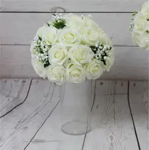 SPR high grade 10pcs lot wedding road lead artificial wedding table flower center flower ball decoration