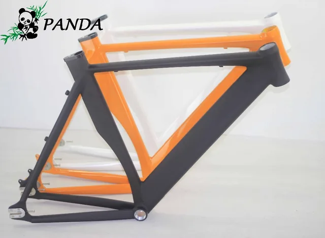 Cheap 2015 Top Quality 54CM Smooth Welding Track Bike Fixed Gear Disc-Brake  Bicycle Frame  free shipping