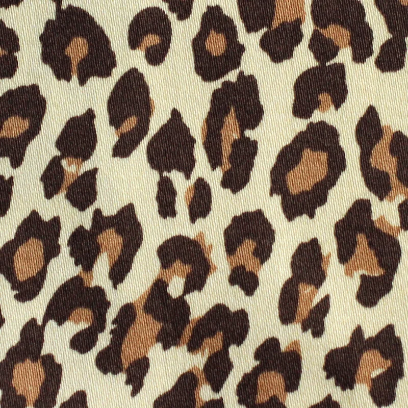 African Animal Prints Fabric Leopard Stripe Light tissu Cotton Skirt