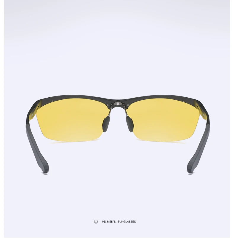 YSO очки ночного видения мужские алюминиевые магниевые поляризованные очки ночного видения для вождения автомобиля Рыбалка антибликовые 8545