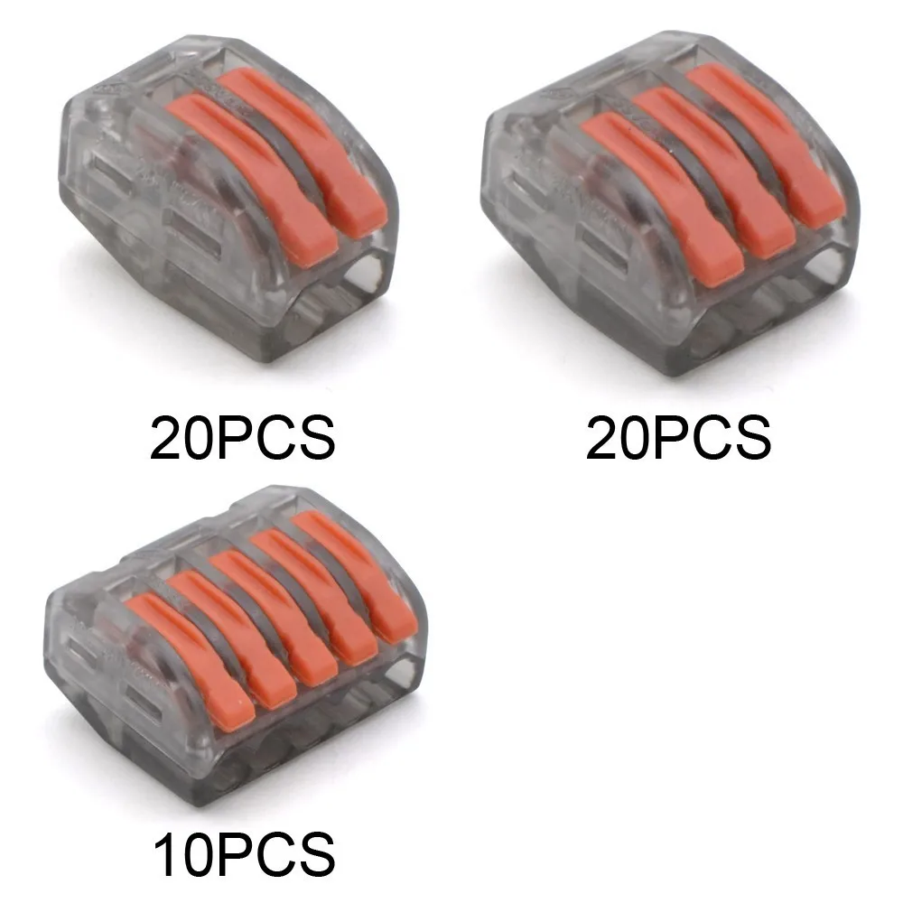 30 и 50 шт. Мини Быстрый Универсальный компактный провод проводки автомобильный разъем и комплект проводник клеммный блок солнечной энергии легко носить с собой - Цвет: WAGO B 20 20 10