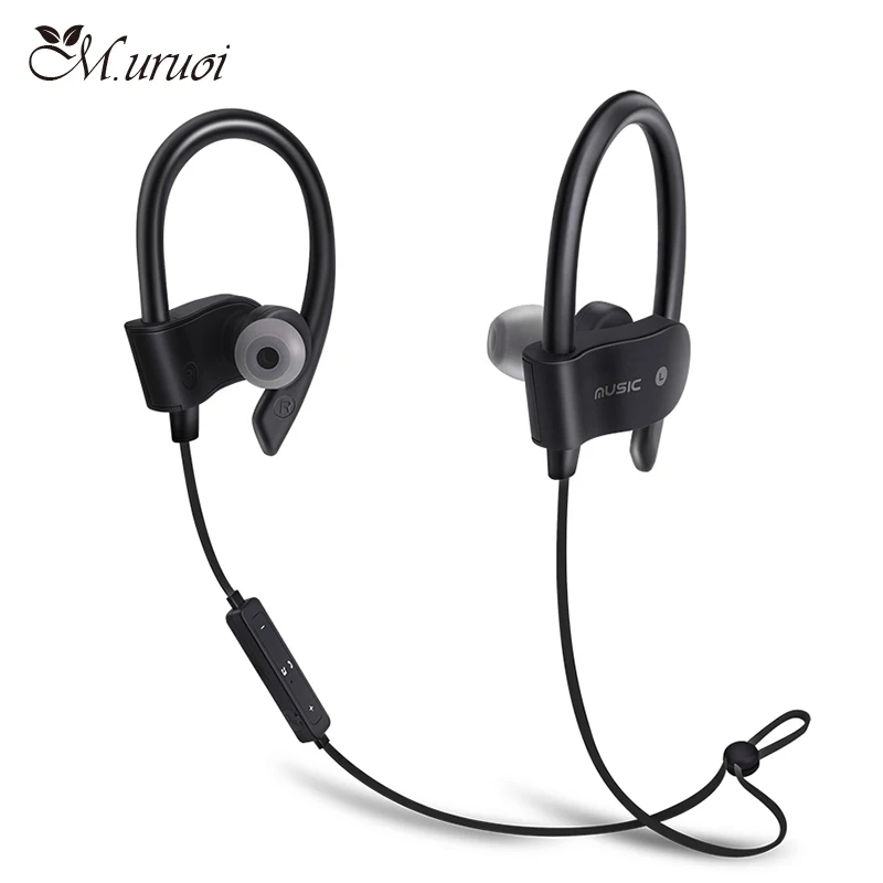 M. uruoi наушники вкладыши с микрофоном Bluetooth 4 1 Гарнитура Беспроводные спортивные