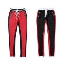 Мужские Модные Винтажные джоггеры на молнии, Джастин Бибер, женские спортивные брюки, пара повседневных узких брюк, брюки уличного стиля, pantalon