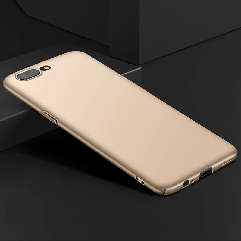 

KaiNuEn i Coque cover Case For Oneplus One plus 5 5t oneplus5 hard Pc On luxury plain Matte Phone Protector 360 Back Etui