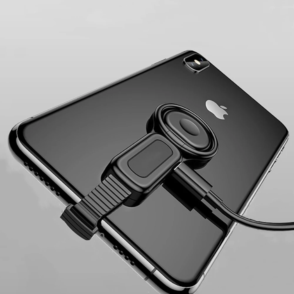 

2 in 1 Lighting to 3.5mm adapter phone holder for iPhone 7 8 X OTG Audio adapter for Splitter iPhone Jack Headphones adapter