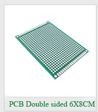 5 шт./лот 5*7 см PCB 5x7 PCB 2,54 мм двухсторонний Прототип PCB diy универсальная печатная плата
