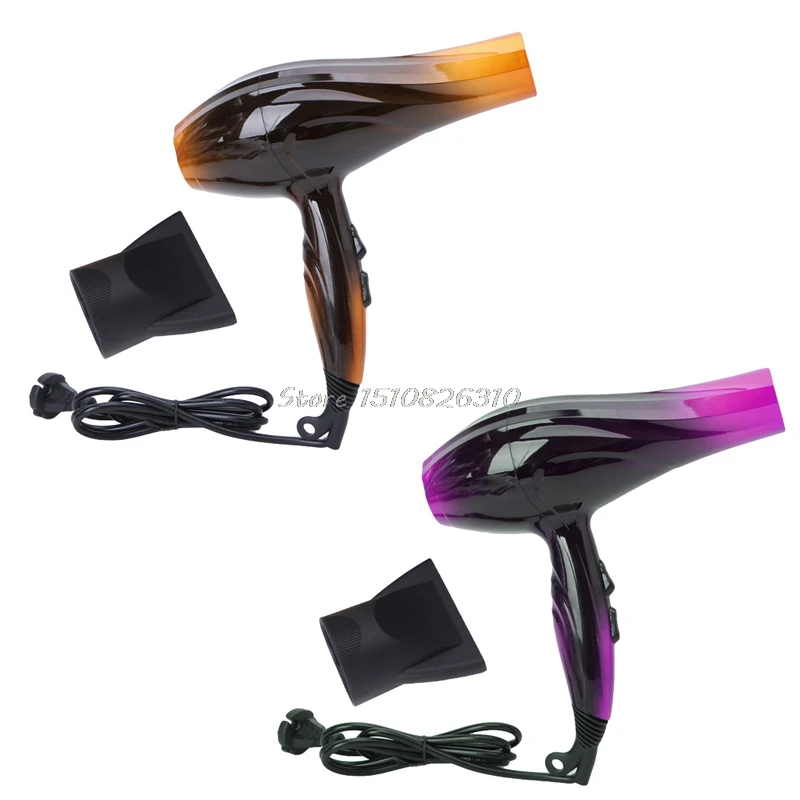 

Professional Salon Tools Blow Dryer Heat Super Speed Blower Dry Hair Dryers US Plug Gold/Purple #E207Y# Hot Sale